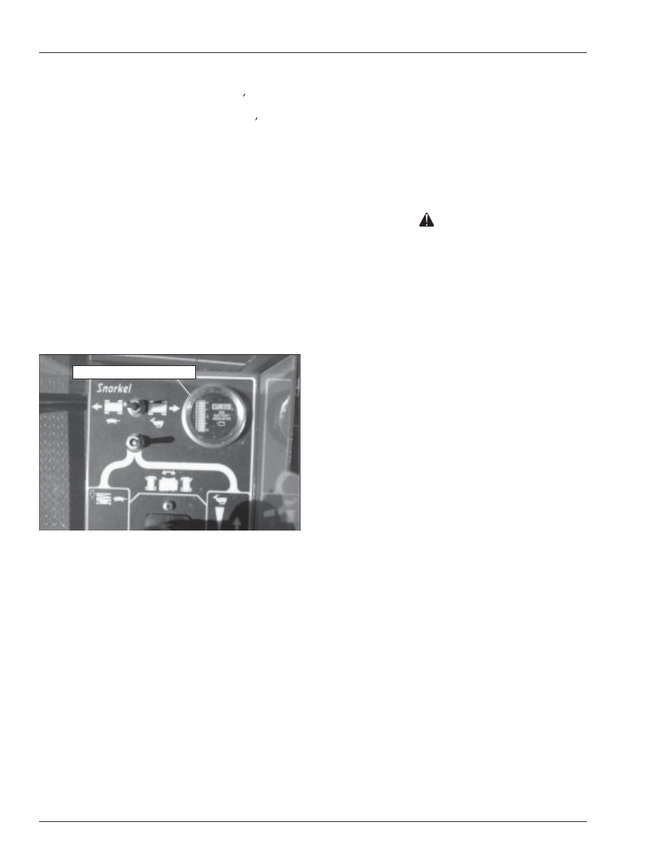 Caution | Snorkel S3246 CE User Manual | Page 32 / 60