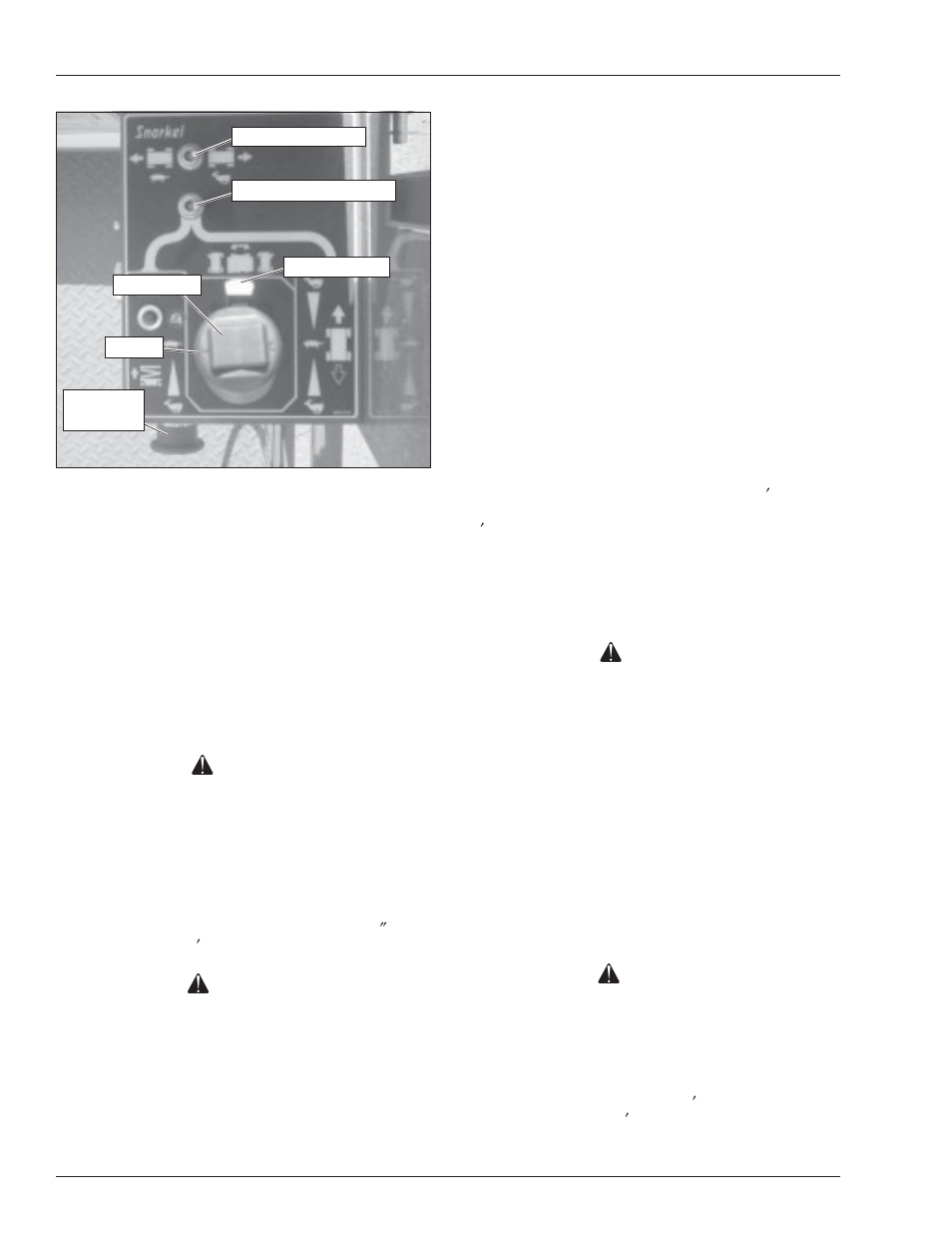 Danger, Warning, Caution | Snorkel S3246 CE User Manual | Page 38 / 60