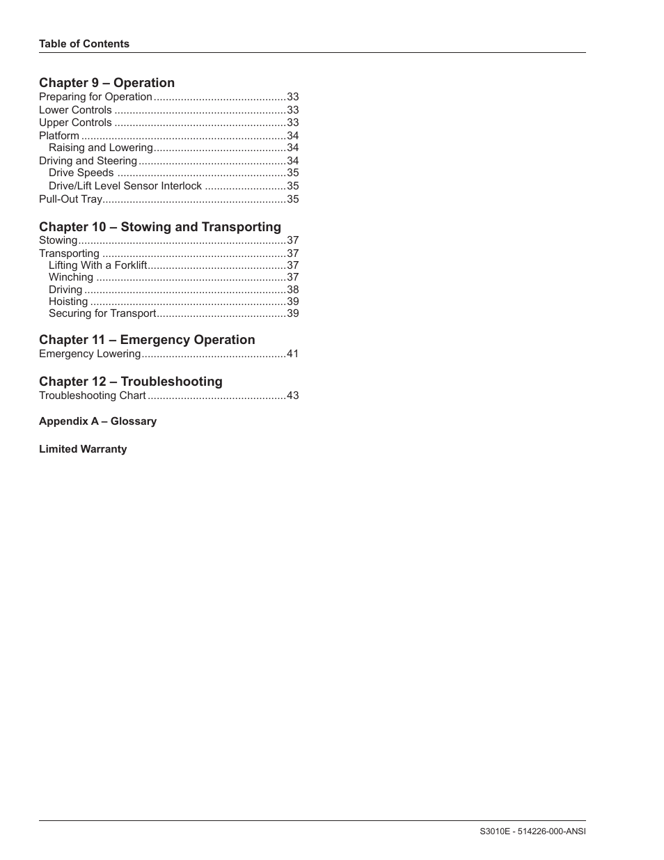 Snorkel S3010E User Manual | Page 4 / 56