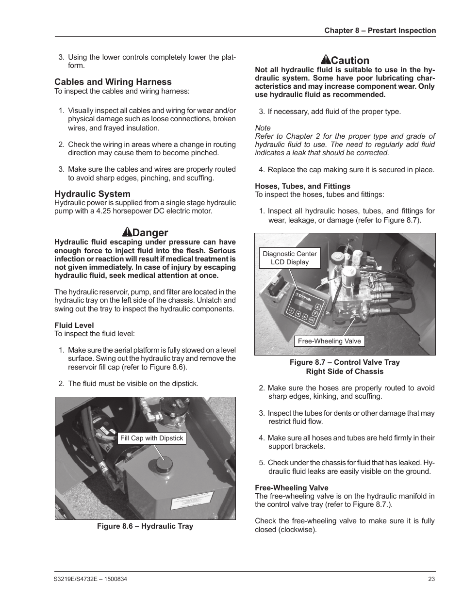 Caution, Danger | Snorkel S3219E-sn000017+ User Manual | Page 27 / 60