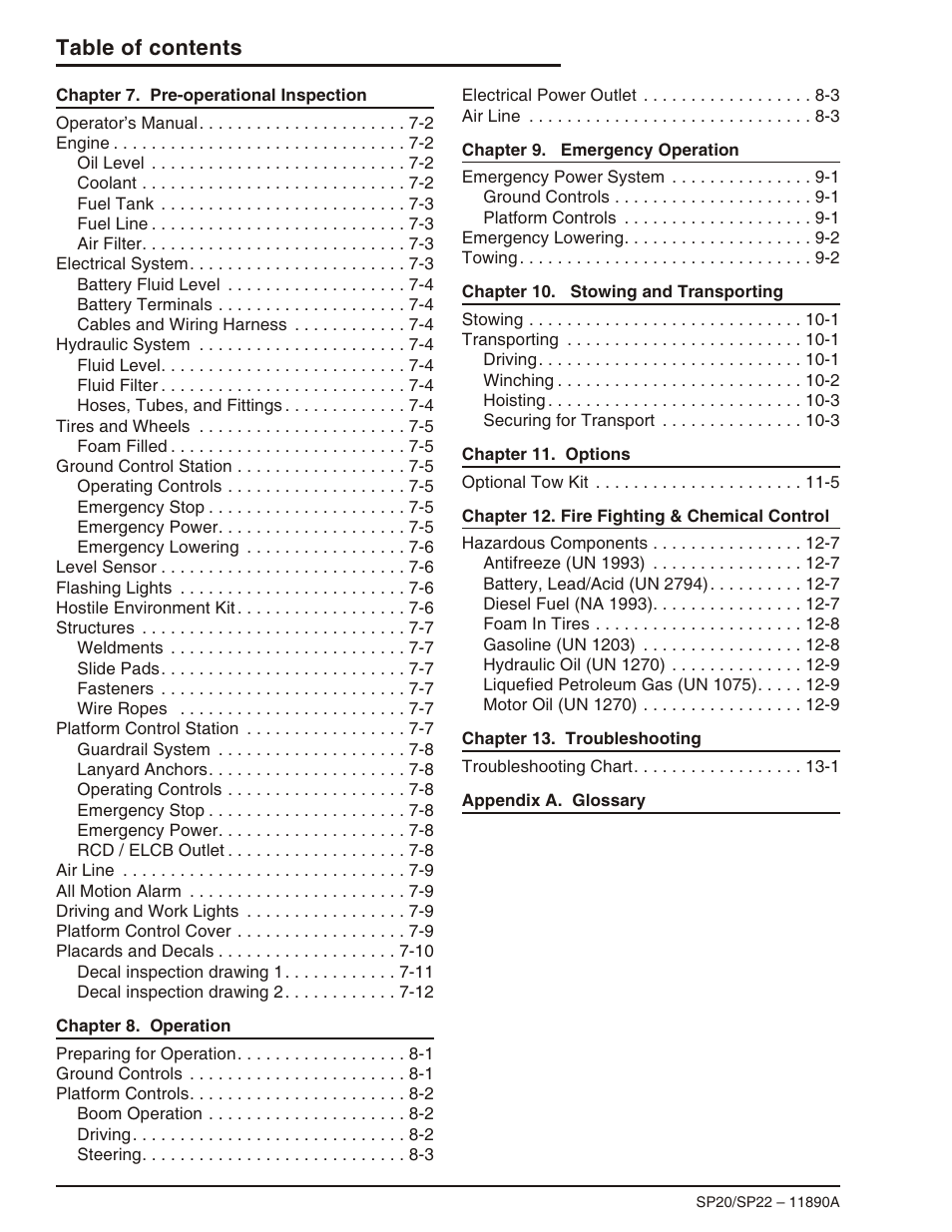 Snorkel SP22 User Manual | Page 8 / 70