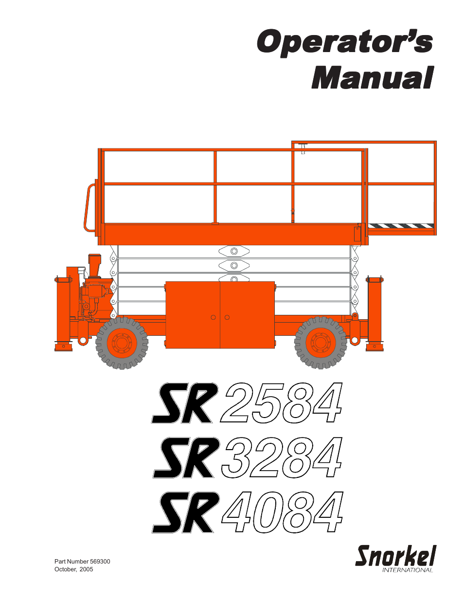 Snorkel SR SERIES User Manual | 74 pages