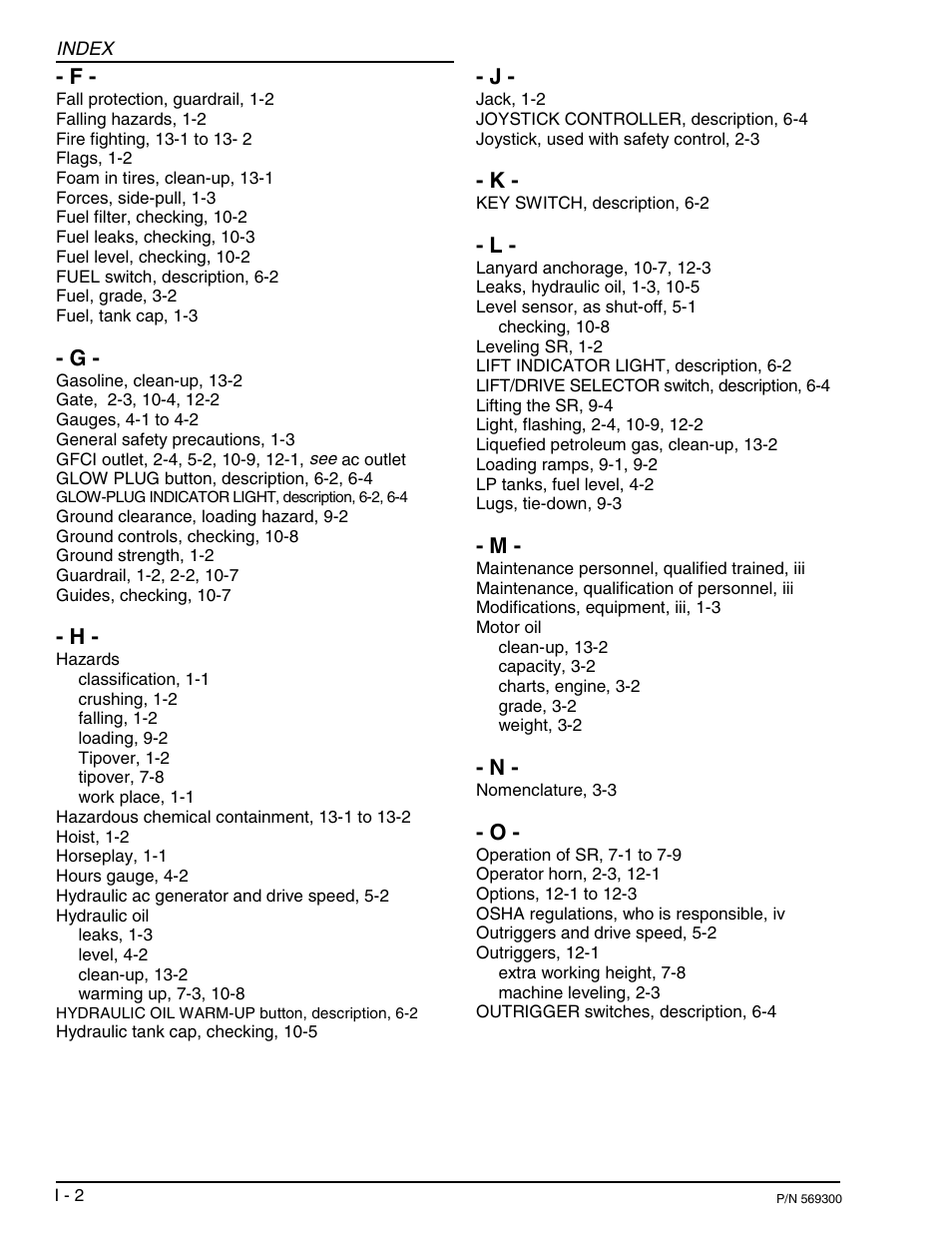 Snorkel SR SERIES User Manual | Page 70 / 74