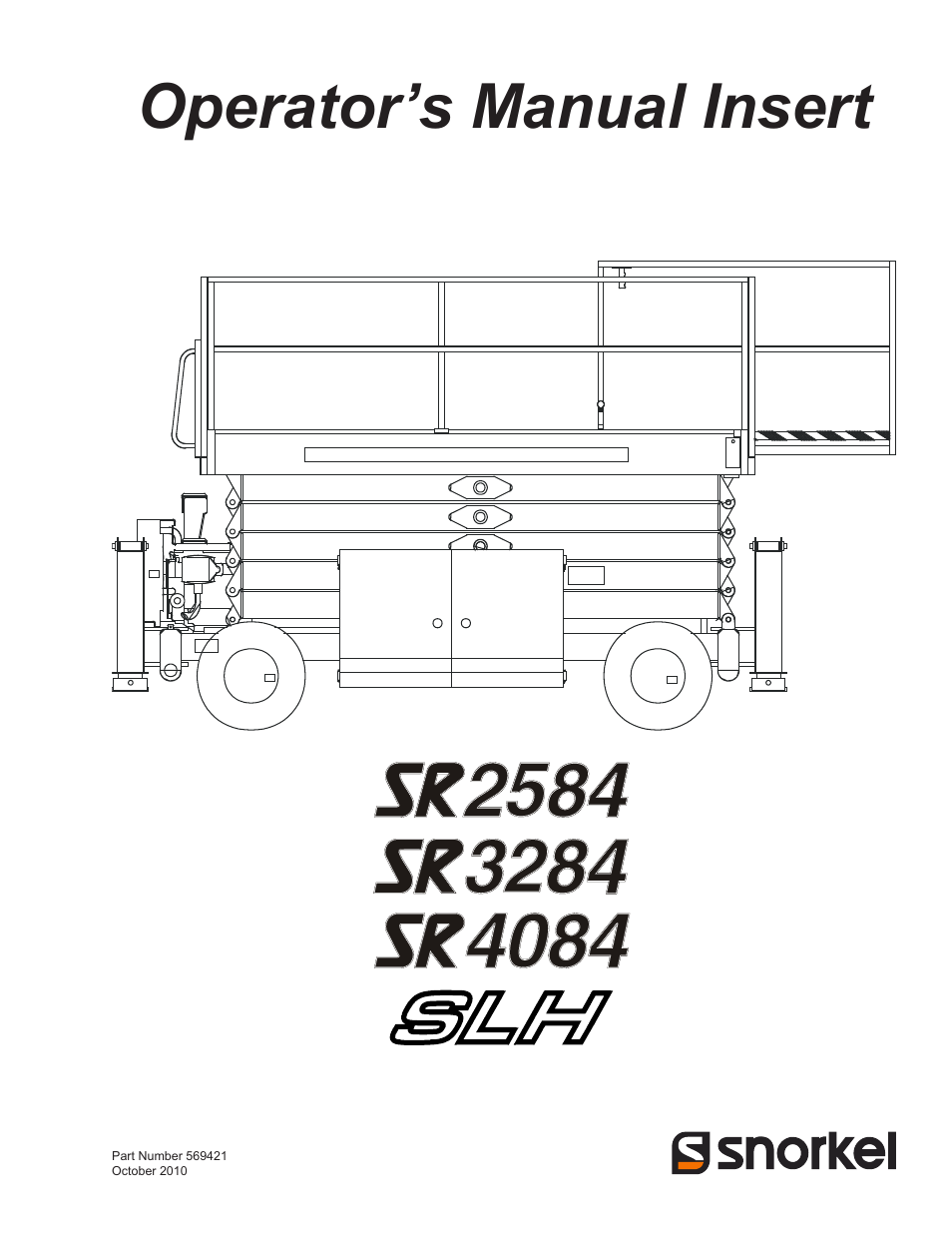 Snorkel SR4084 User Manual | 4 pages
