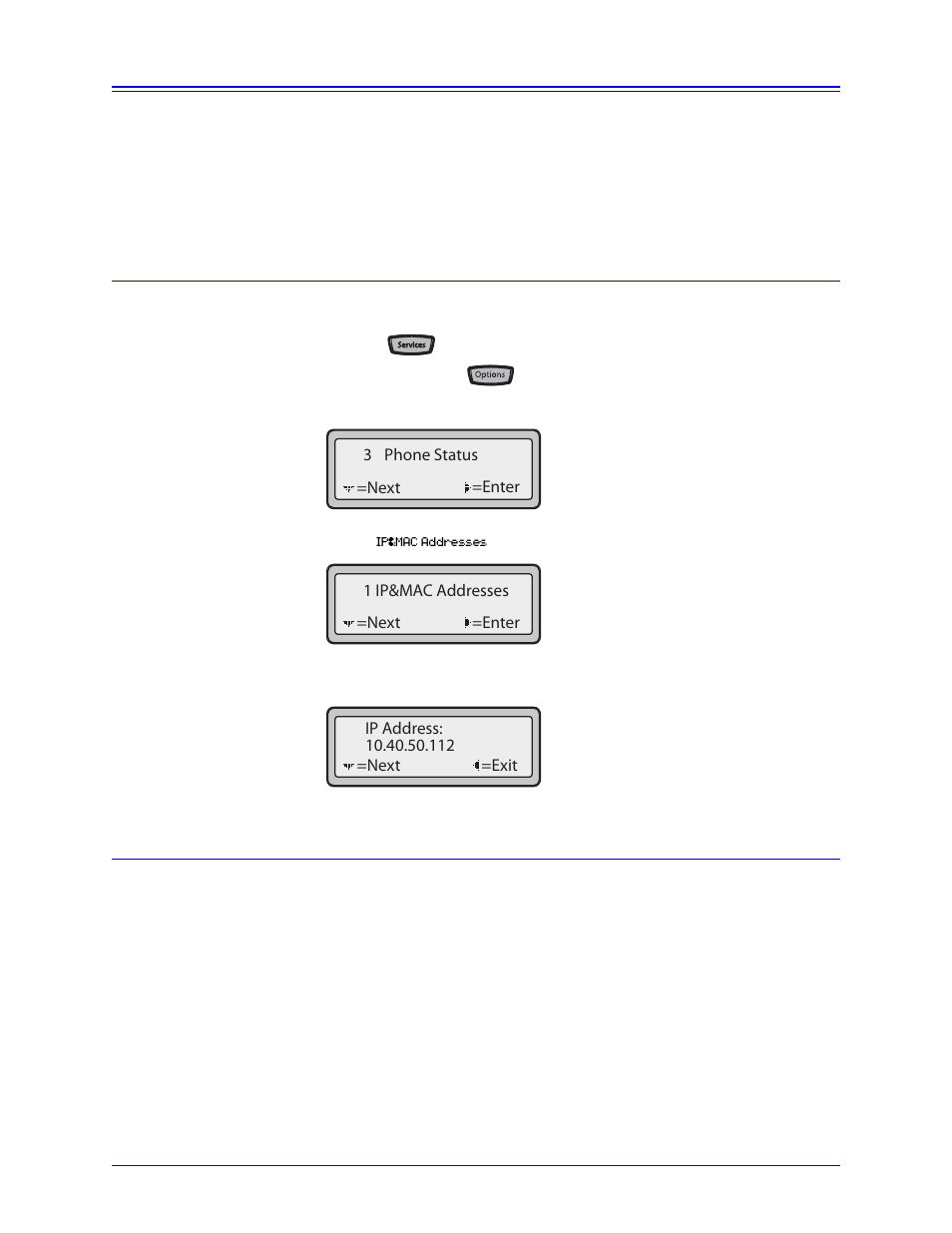 Phone options via the aastra web ui, Finding your phone’s ip address, Accessing the aastra web ui | Aastra Telecom AastraLink RP CT Cordless User Manual | Page 30 / 110