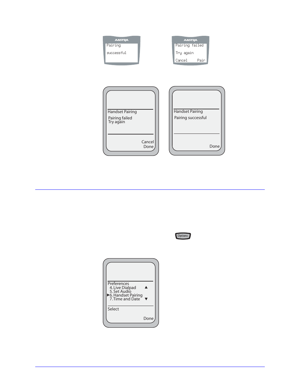 Unpairing your handset, Pairing and unpairing cordless handsets | Aastra Telecom AastraLink RP CT Cordless User Manual | Page 96 / 110