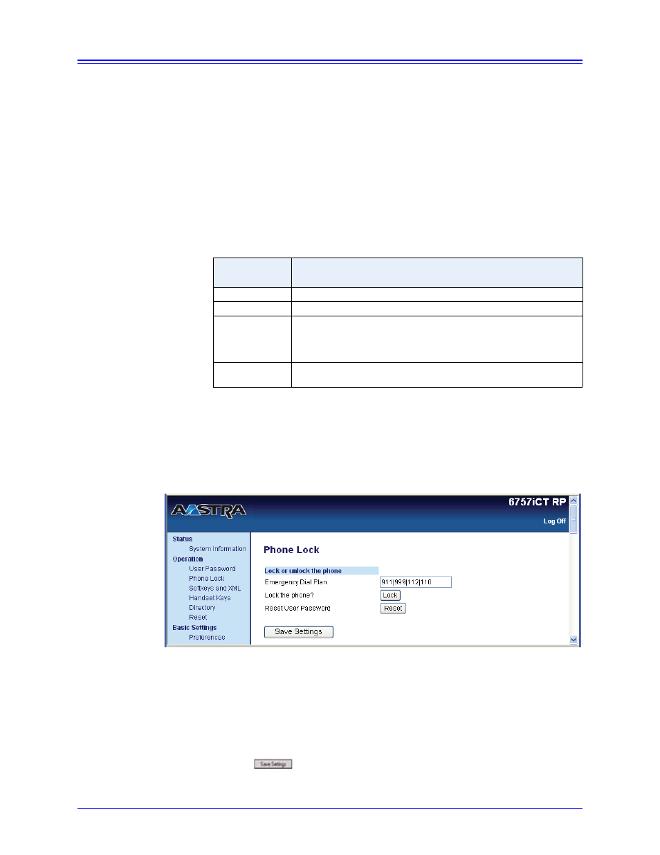 Defining an emergency dial plan | Aastra Telecom AastraLink RP CT Cordless User Manual | Page 99 / 110