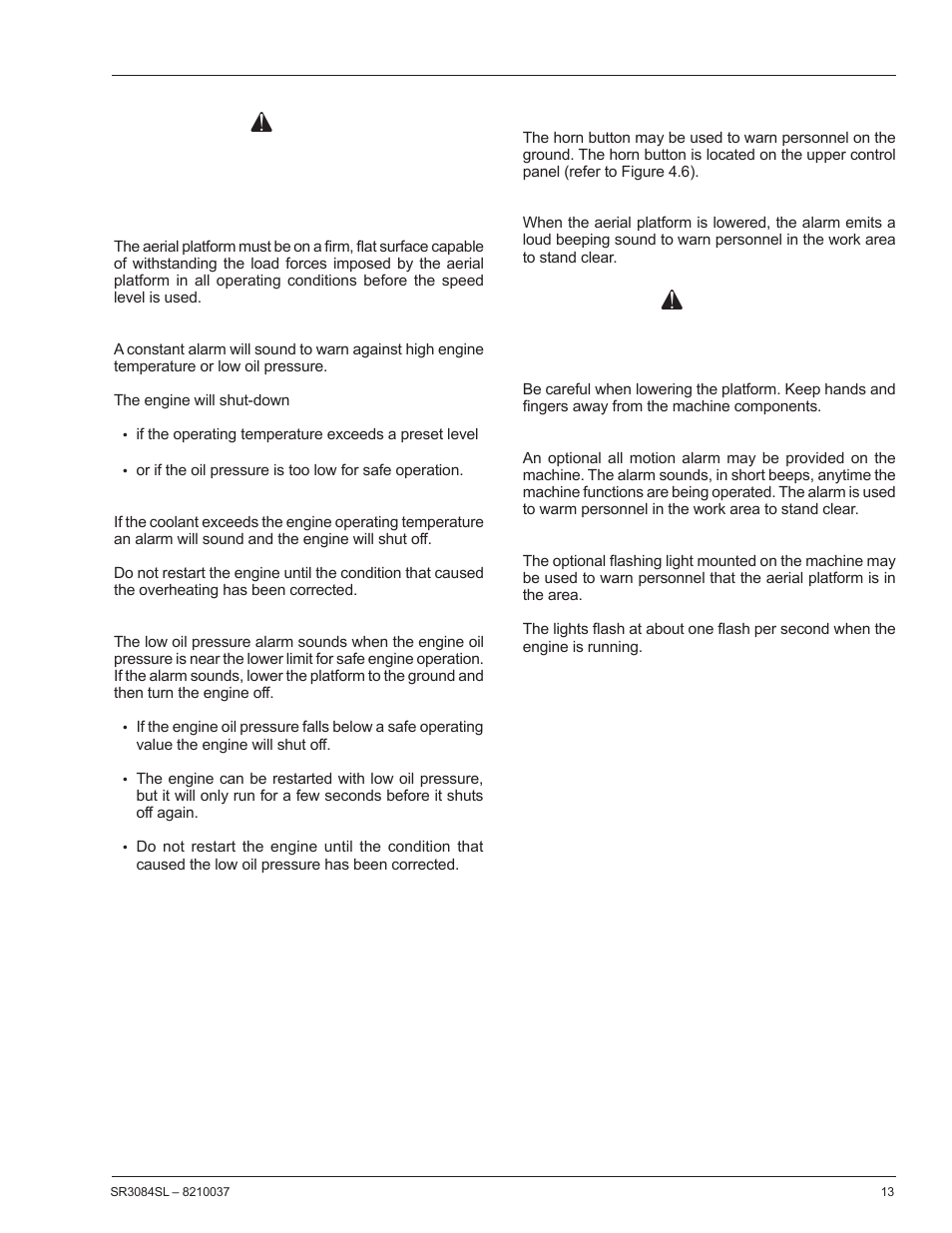 Danger | Snorkel SR3084SL User Manual | Page 17 / 60