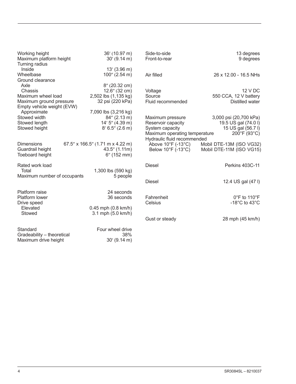 Snorkel SR3084SL User Manual | Page 8 / 60