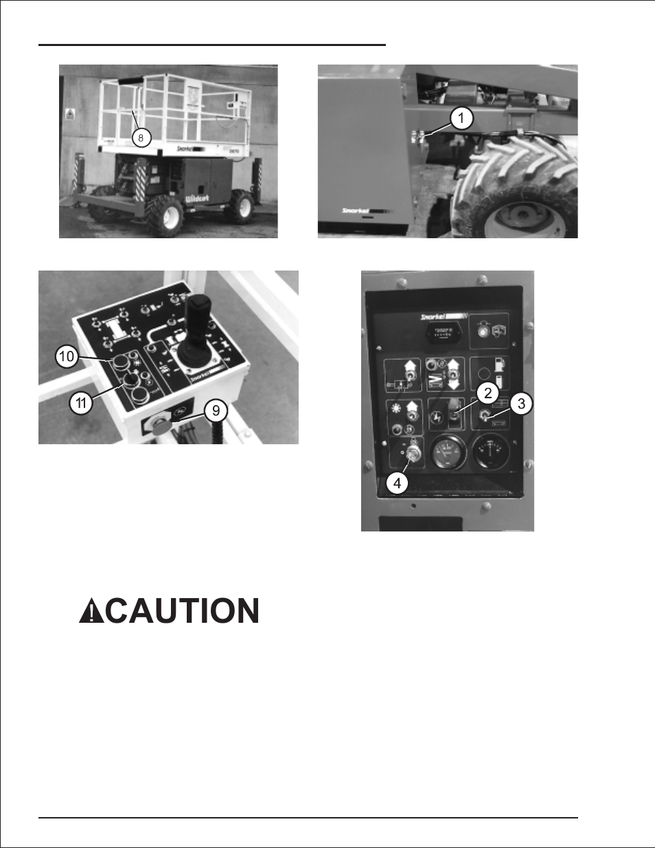 Caution | Snorkel SRT2670 User Manual | Page 56 / 79