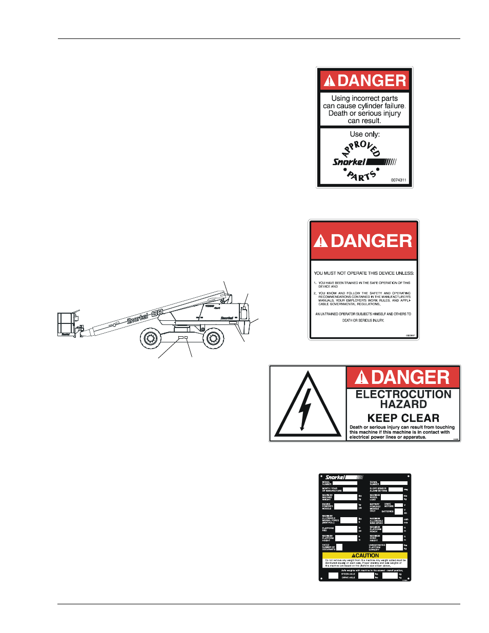 Snorkel T85J User Manual | Page 41 / 74