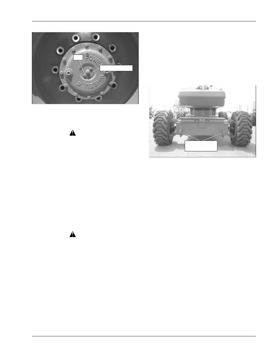 Warning | Snorkel T85J User Manual | Page 57 / 74