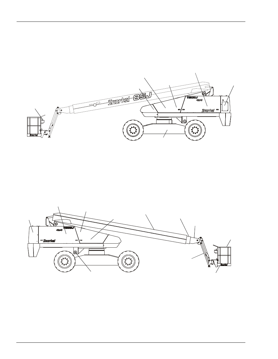 Component identification – tb85j | Snorkel T85J User Manual | Page 8 / 74