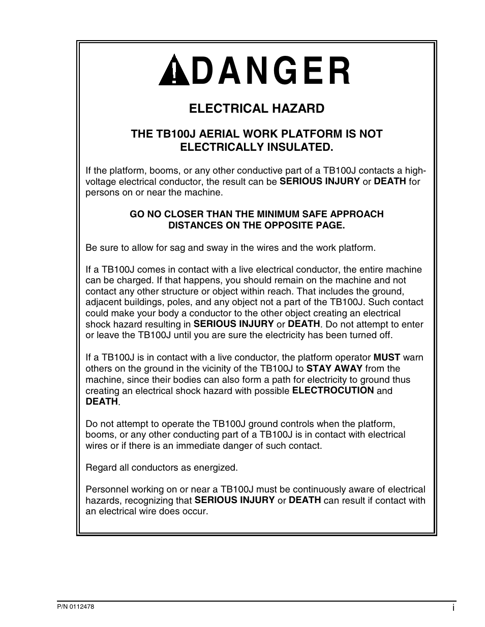 Snorkel TB100J User Manual | Page 3 / 89