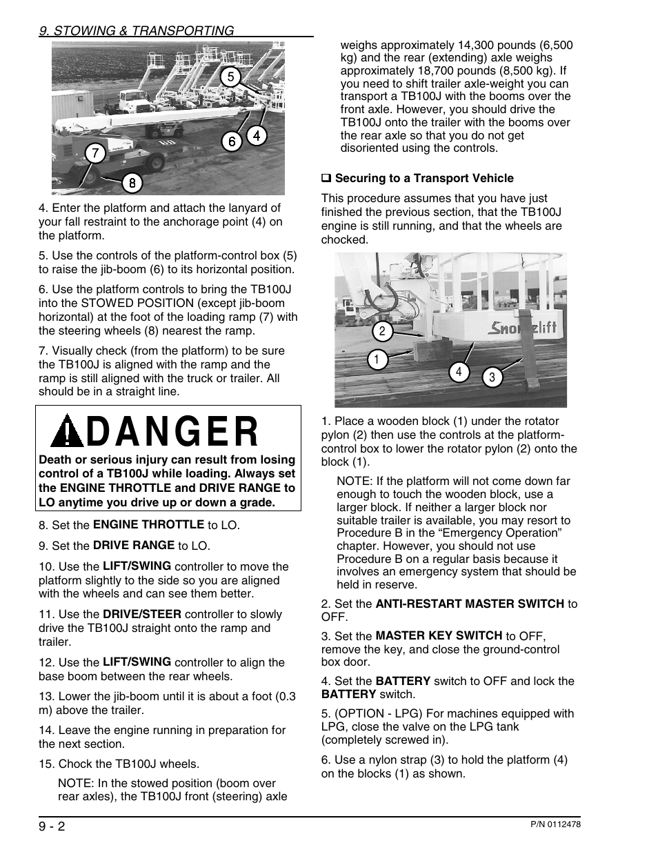 Snorkel TB100J User Manual | Page 57 / 89