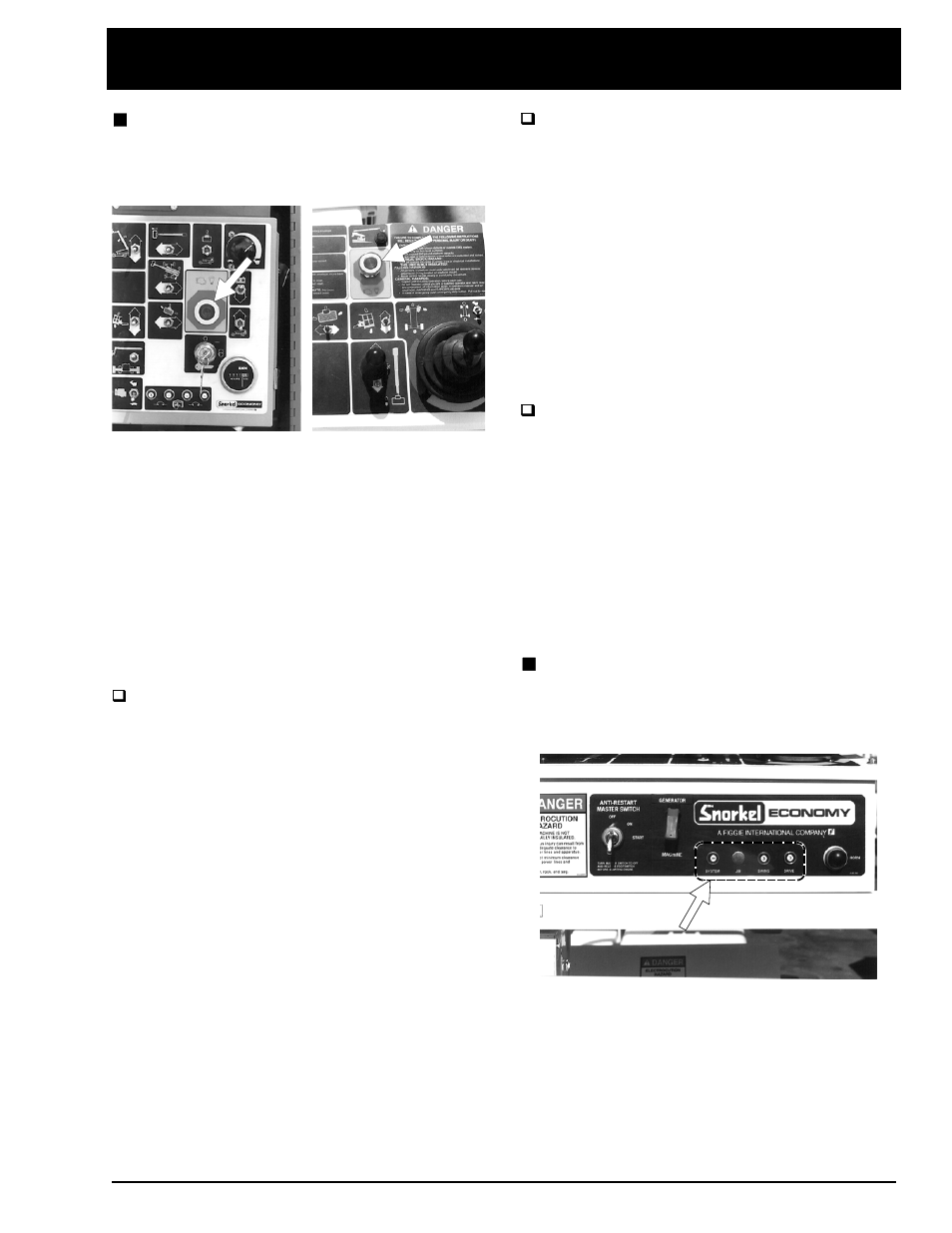 Automatic shut-offs & circuit breakers | Snorkel TB120 2000 User Manual | Page 31 / 96