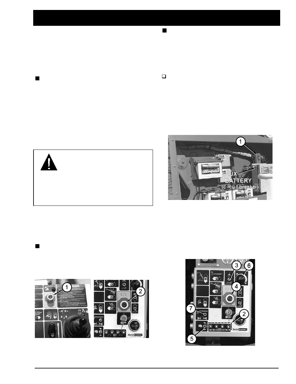 Operation | Snorkel TB120 2000 User Manual | Page 39 / 96