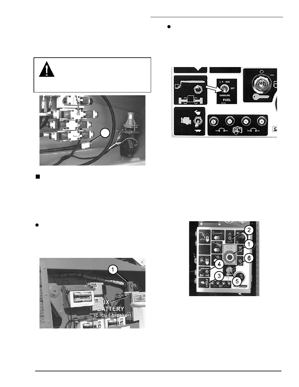 C a u tio n | Snorkel TB120 2000 User Manual | Page 47 / 96