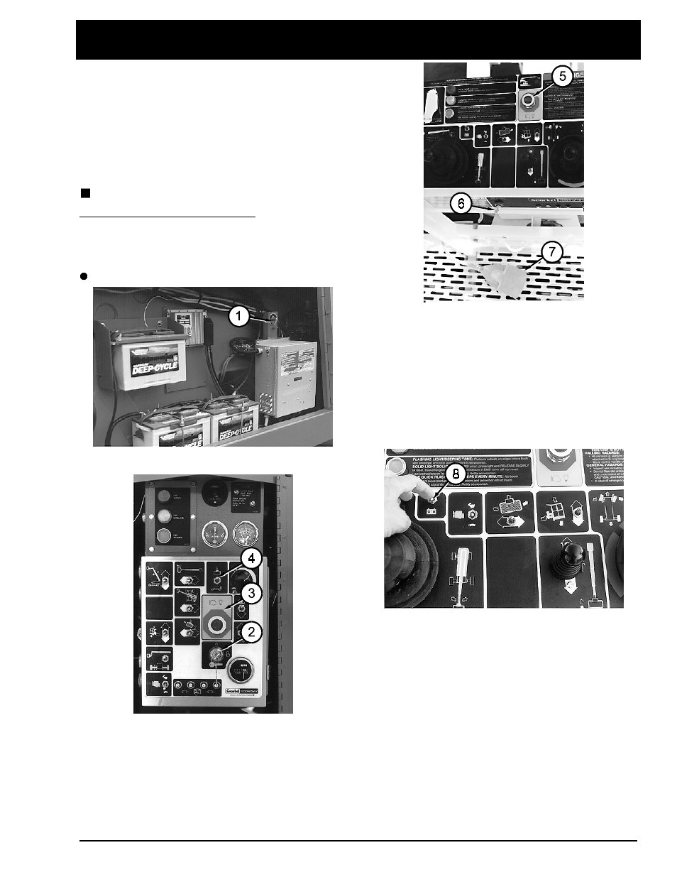 Emergency operation | Snorkel TB120 2000 User Manual | Page 53 / 96
