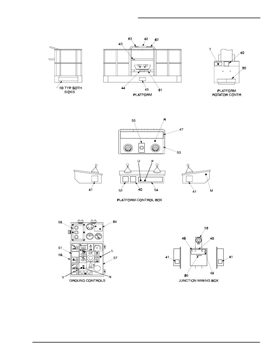 Placards and decals inspection drawing 2 | Snorkel TB120 2000 User Manual | Page 77 / 96