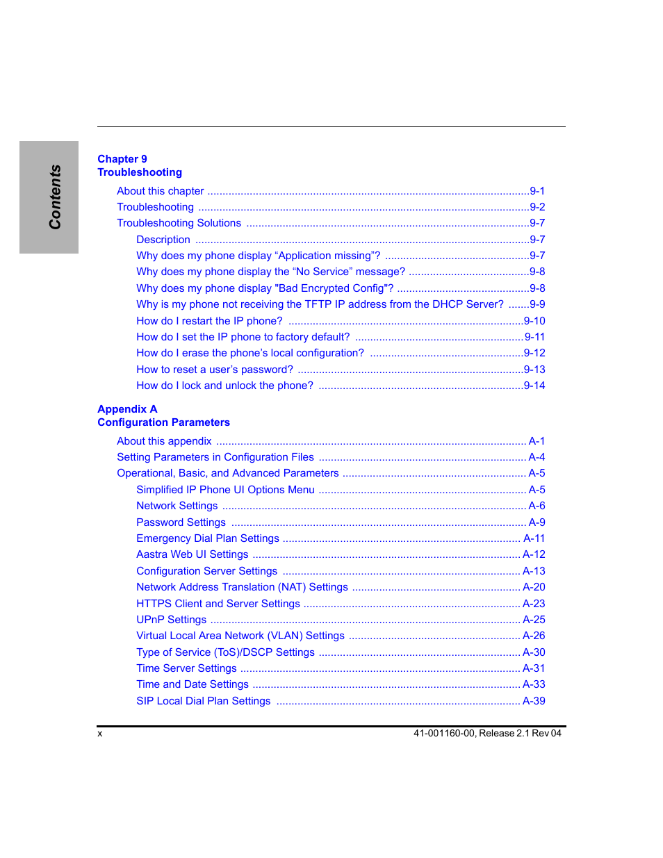Aastra Telecom SIP 57I User Manual | Page 10 / 818