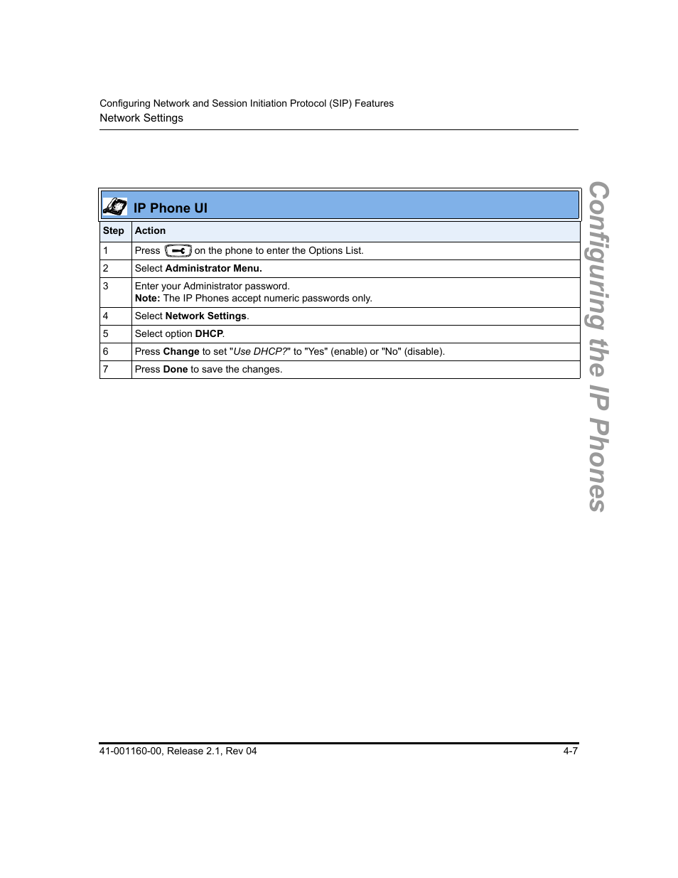 Configuring the ip phones | Aastra Telecom SIP 57I User Manual | Page 131 / 818