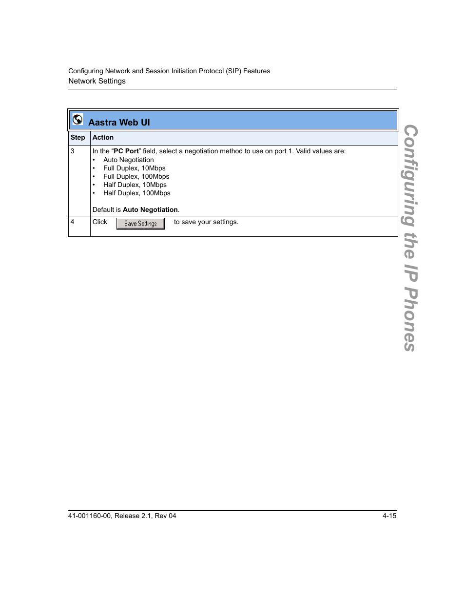 Configuring the ip phones | Aastra Telecom SIP 57I User Manual | Page 139 / 818