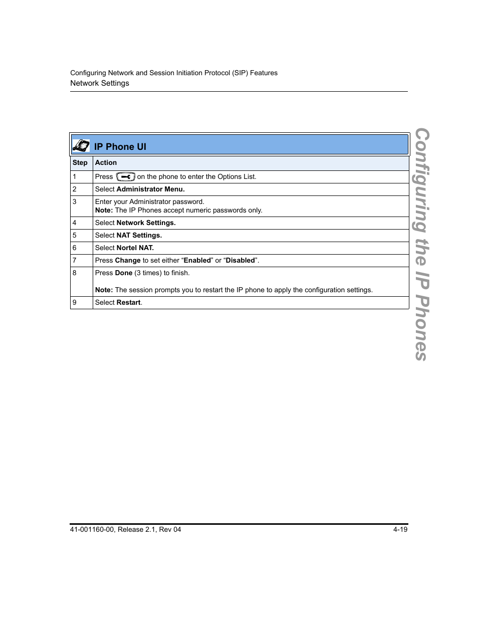 Configuring the ip phones | Aastra Telecom SIP 57I User Manual | Page 143 / 818