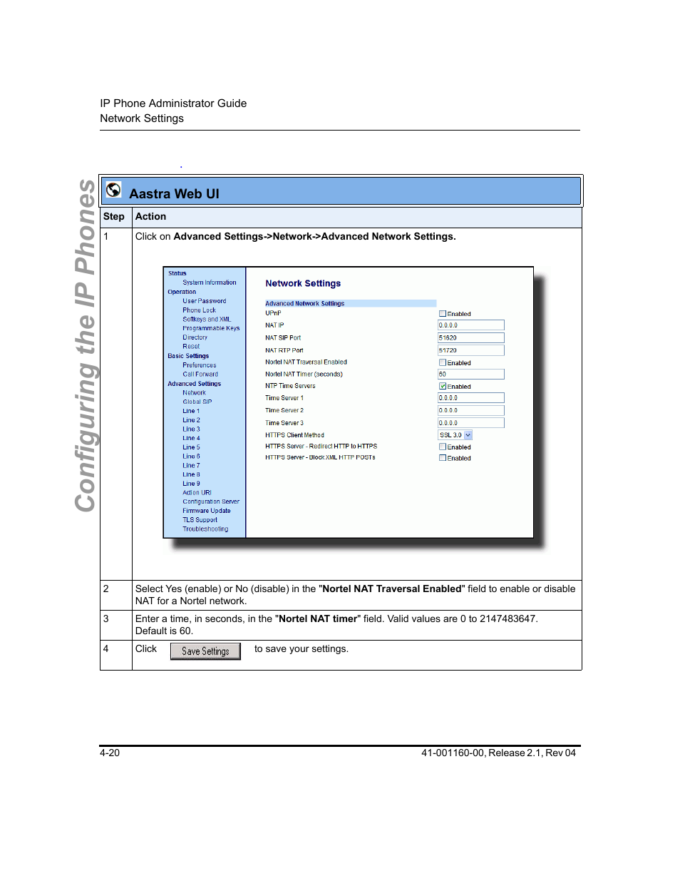Configuring the ip phones | Aastra Telecom SIP 57I User Manual | Page 144 / 818
