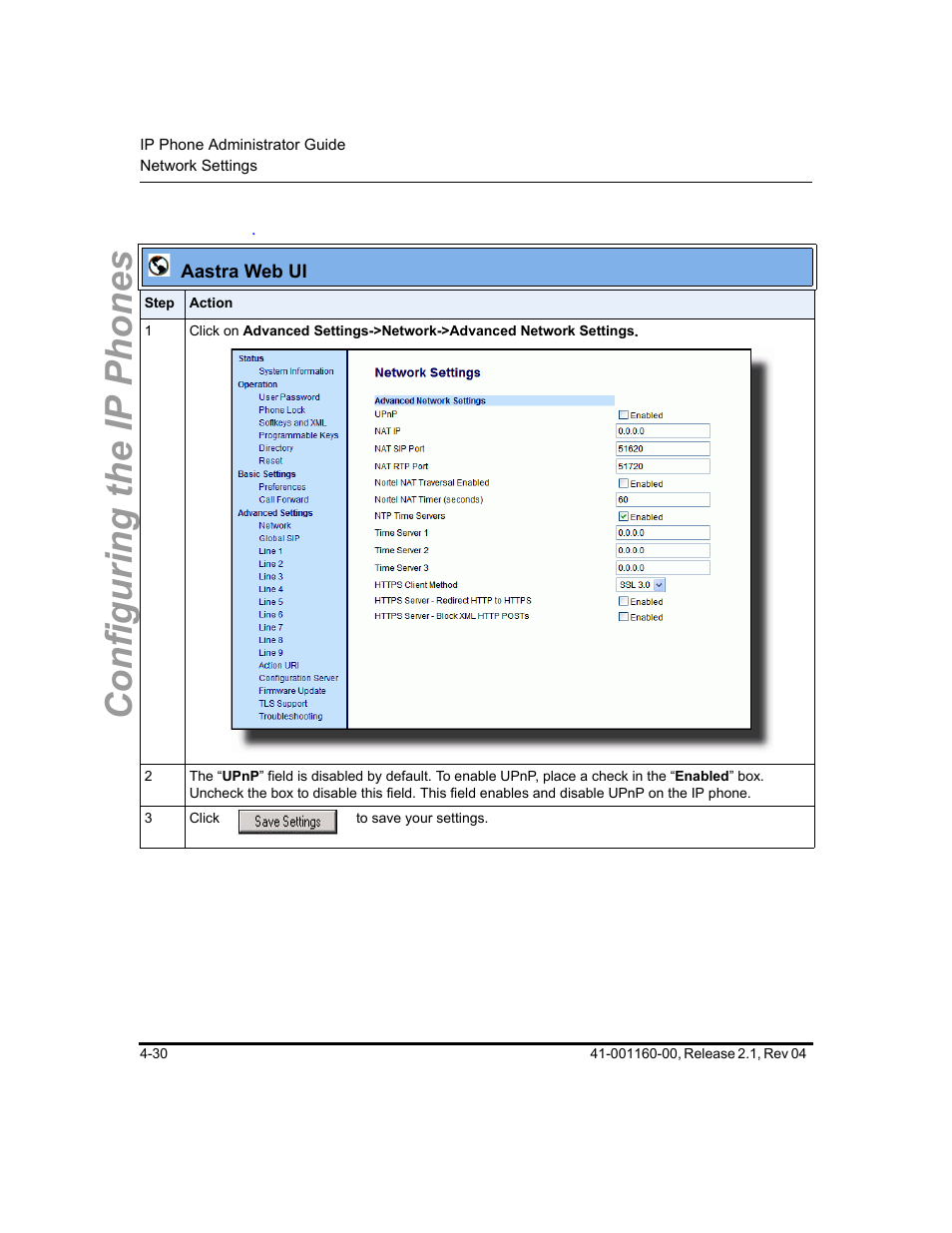 Configuring the ip phones | Aastra Telecom SIP 57I User Manual | Page 154 / 818