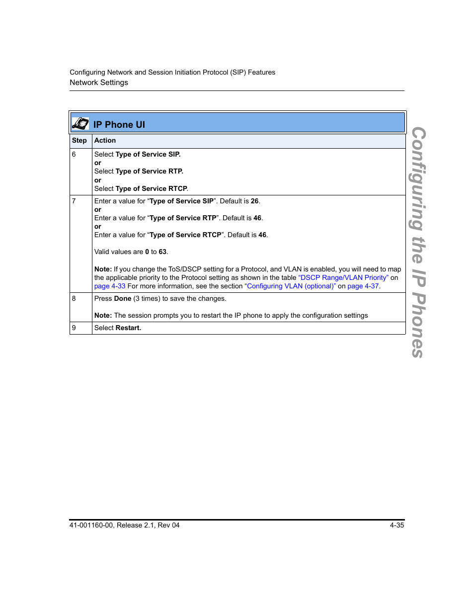 Configuring the ip phones | Aastra Telecom SIP 57I User Manual | Page 159 / 818