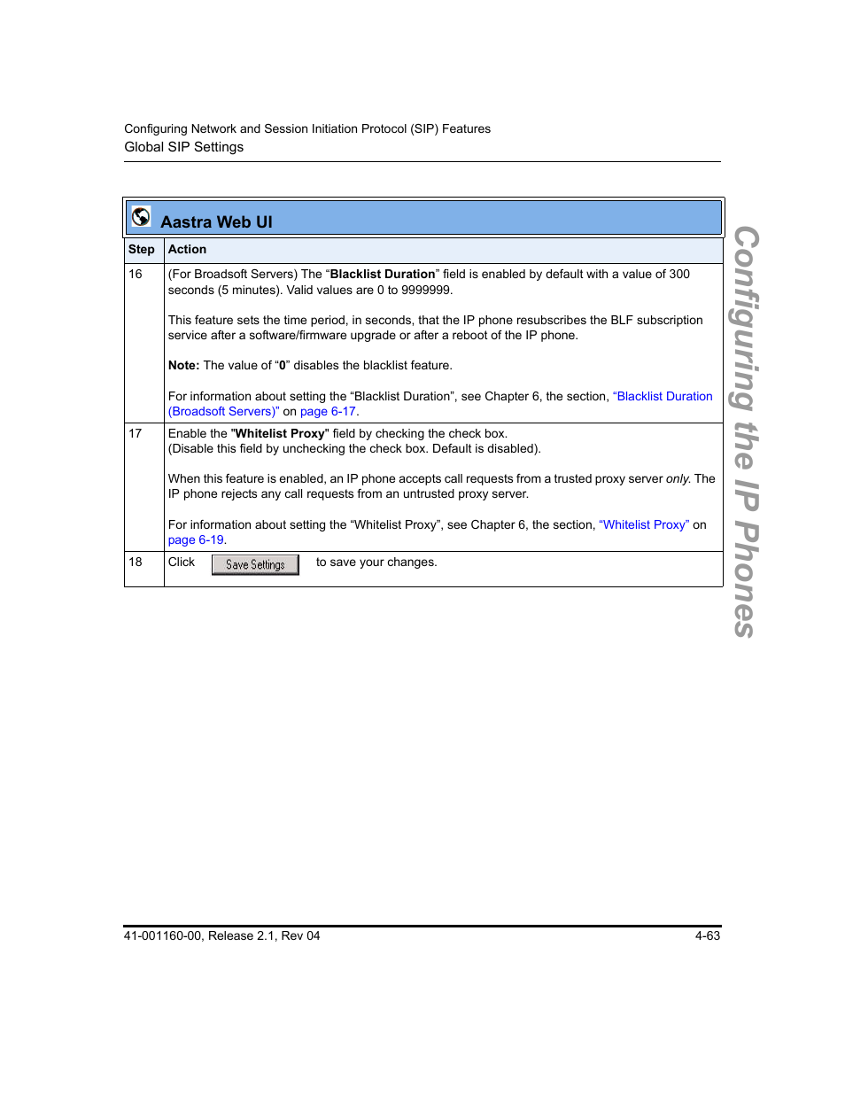 Configuring the ip phones | Aastra Telecom SIP 57I User Manual | Page 187 / 818