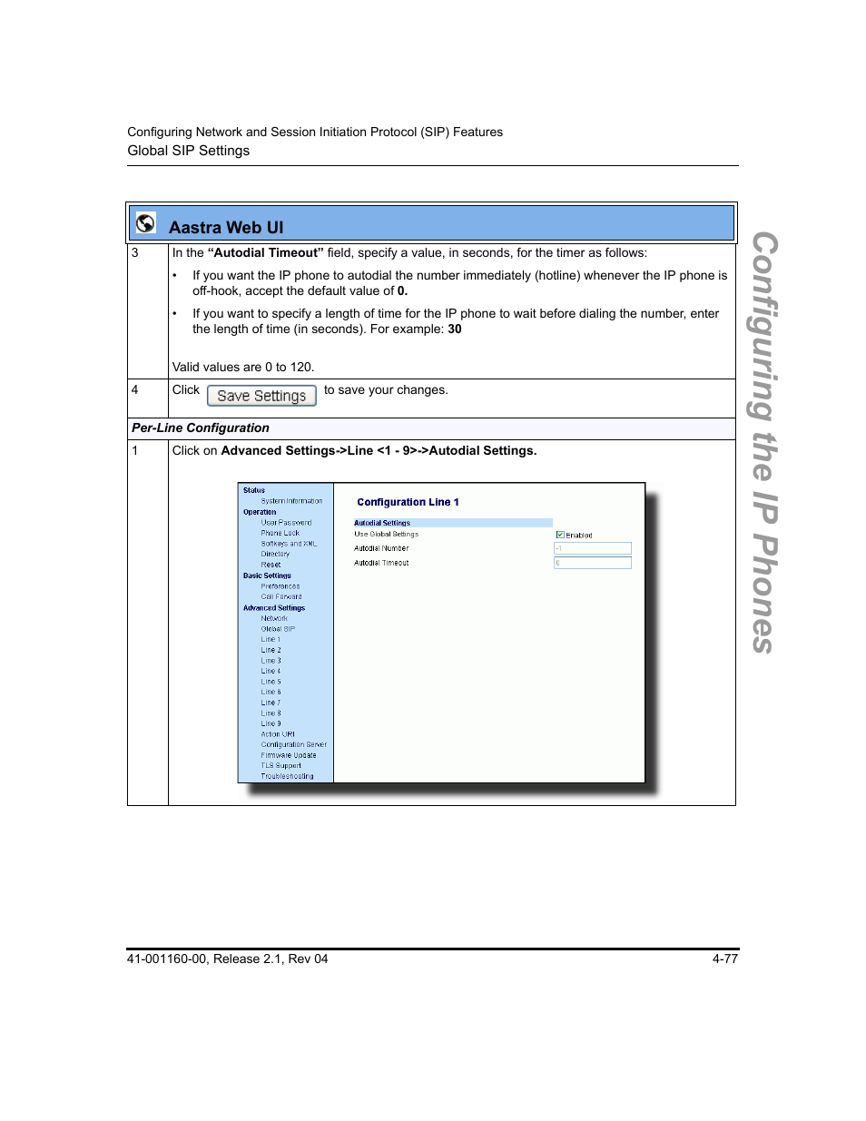 Configuring the ip phones | Aastra Telecom SIP 57I User Manual | Page 201 / 818
