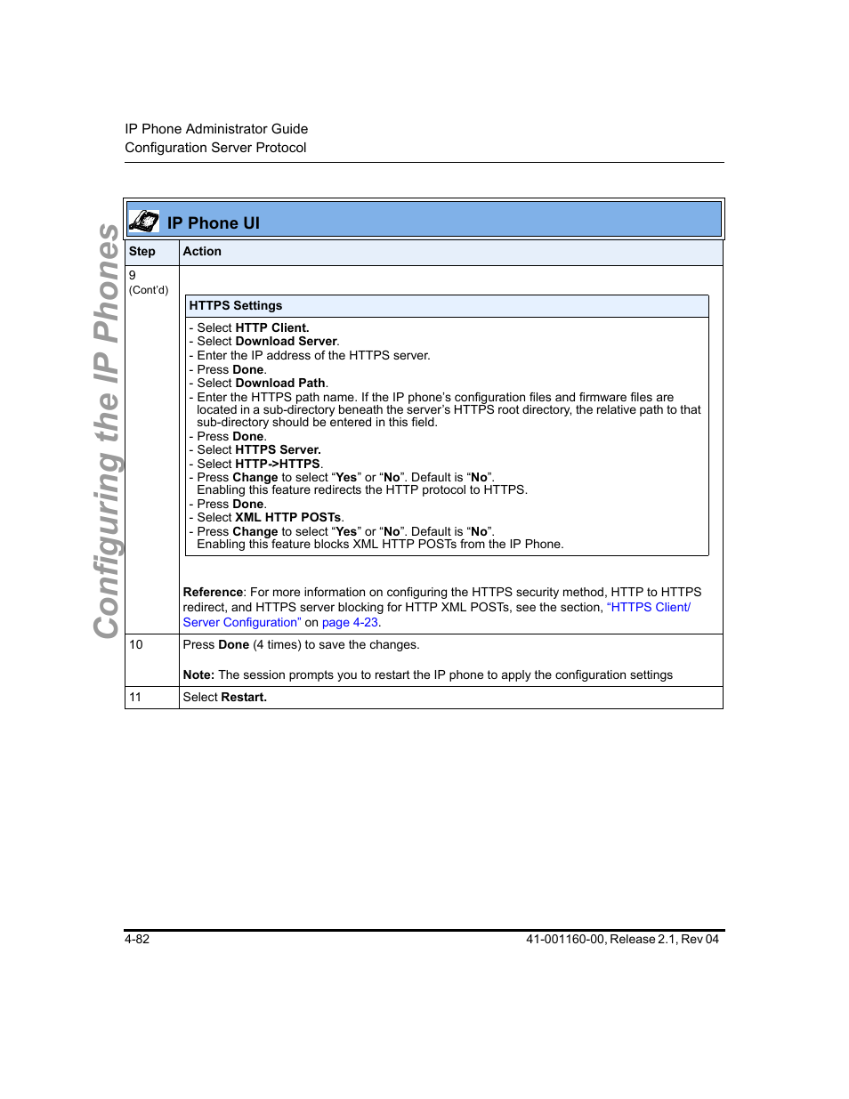 Configuring the ip phones | Aastra Telecom SIP 57I User Manual | Page 206 / 818