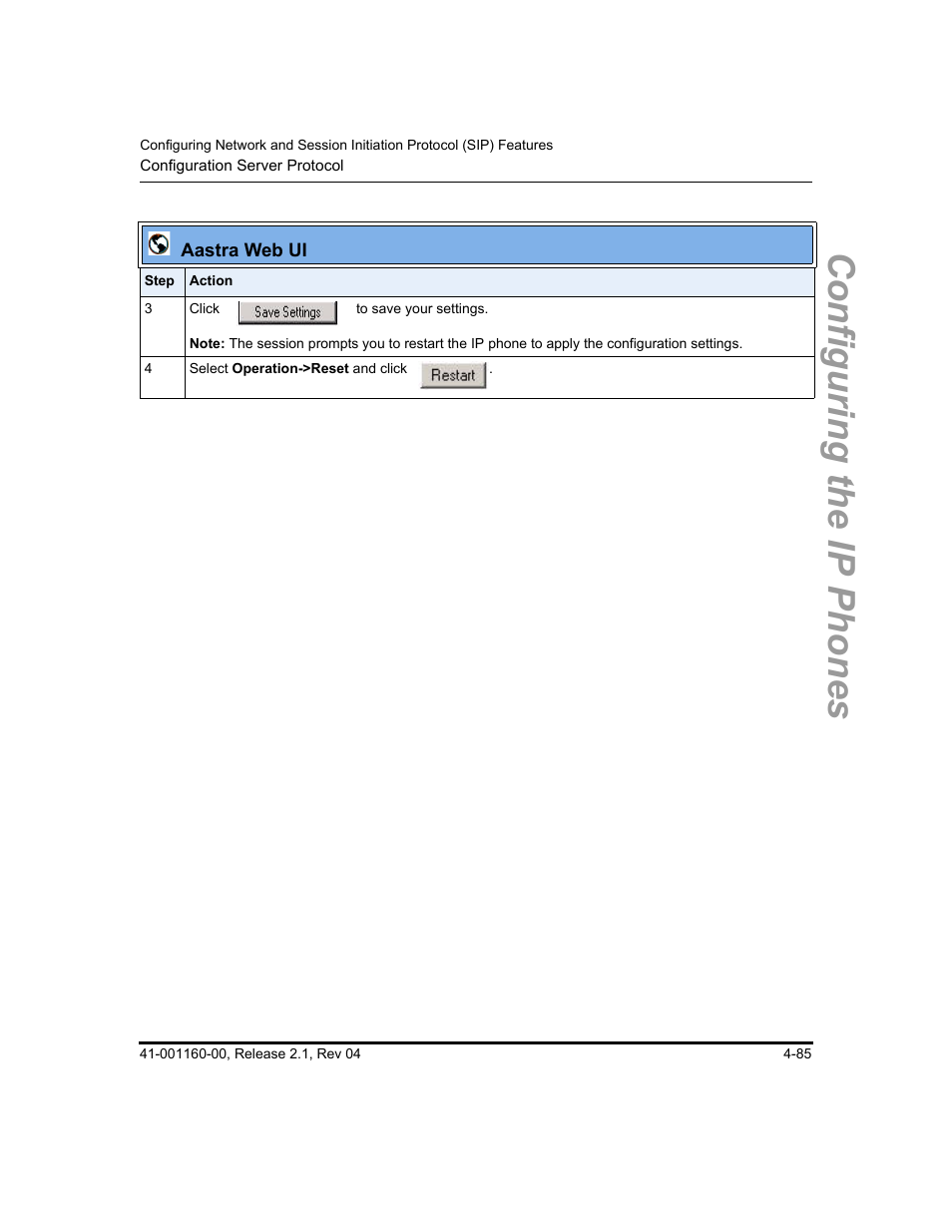 Configuring the ip phones | Aastra Telecom SIP 57I User Manual | Page 209 / 818