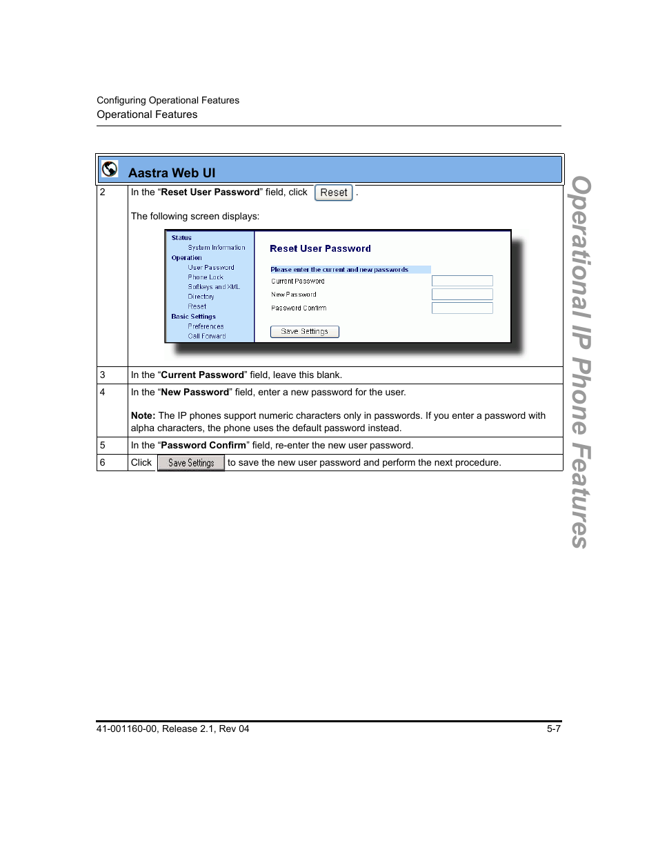 Operational ip phone features | Aastra Telecom SIP 57I User Manual | Page 217 / 818