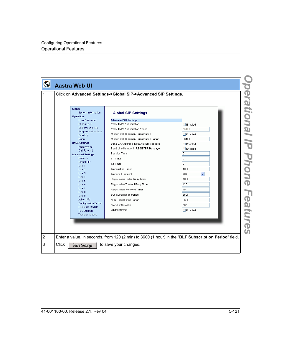 Operational ip phone features | Aastra Telecom SIP 57I User Manual | Page 331 / 818