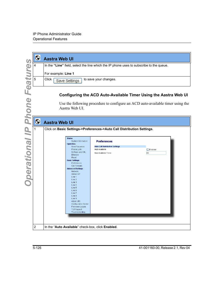 Operational ip phone features | Aastra Telecom SIP 57I User Manual | Page 336 / 818