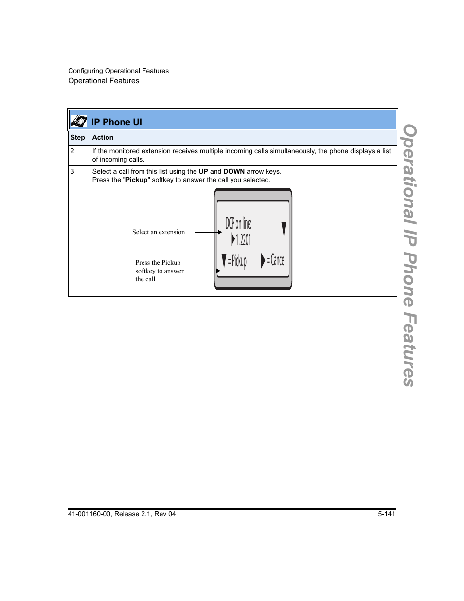 Operational ip phone features | Aastra Telecom SIP 57I User Manual | Page 351 / 818