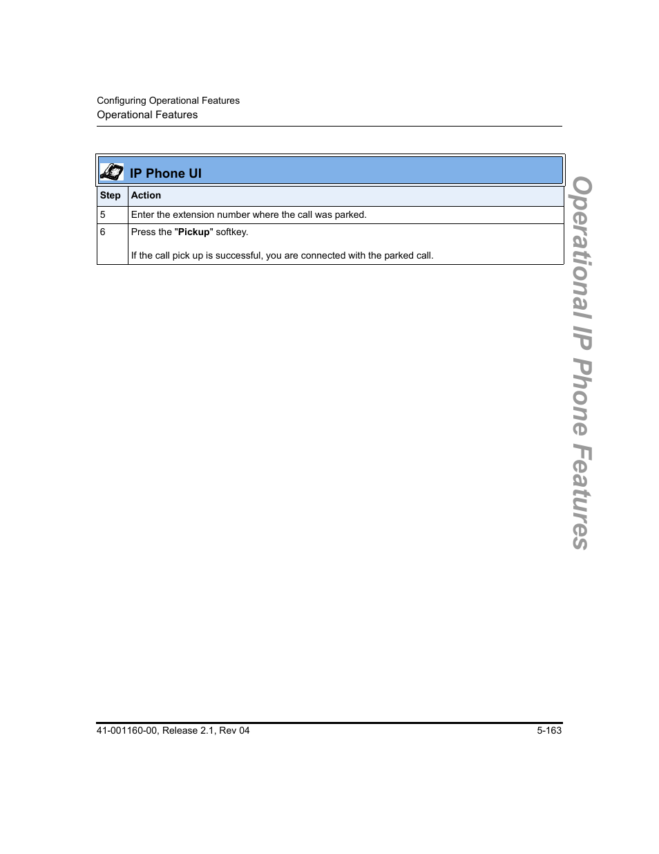 Operational ip phone features | Aastra Telecom SIP 57I User Manual | Page 373 / 818