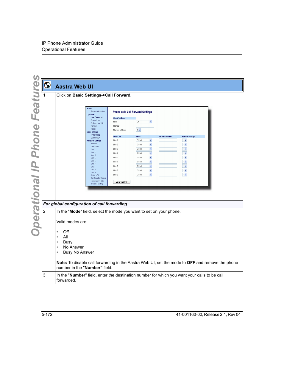 Operational ip phone features | Aastra Telecom SIP 57I User Manual | Page 382 / 818