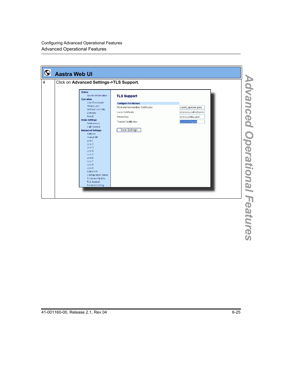 Advanced operational features | Aastra Telecom SIP 57I User Manual | Page 463 / 818