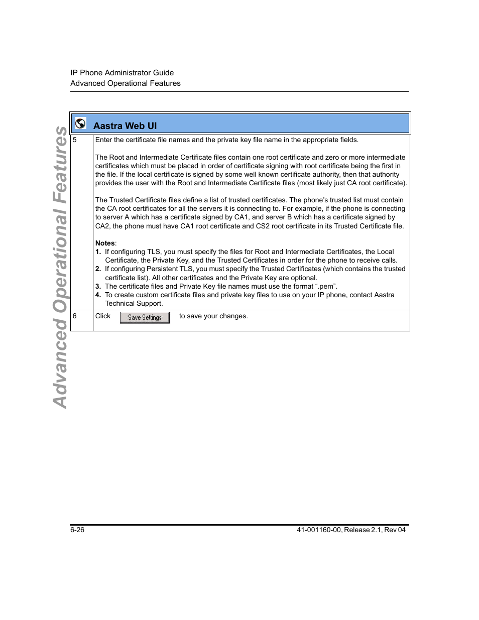 Advanced operational features | Aastra Telecom SIP 57I User Manual | Page 464 / 818