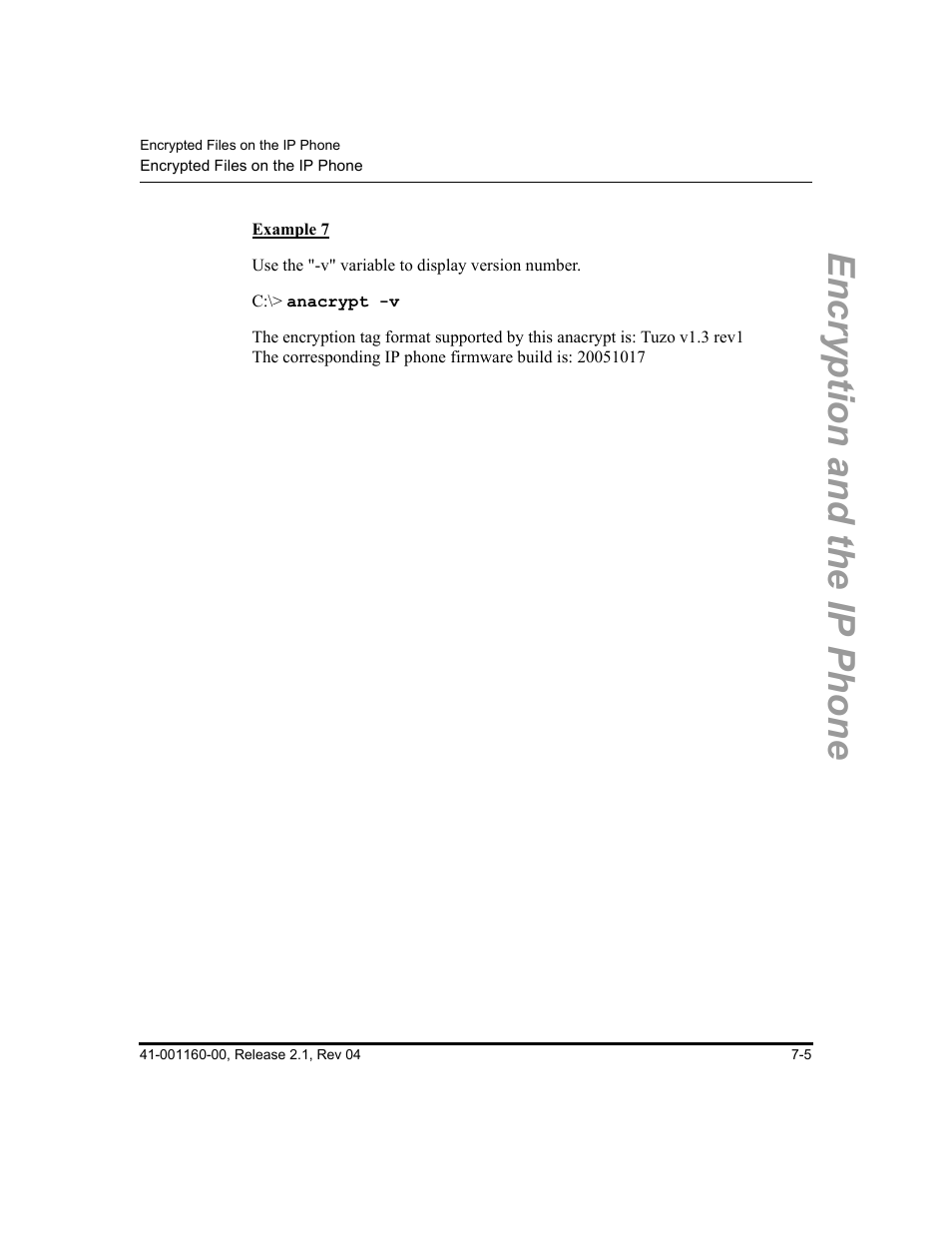 Encryption and the ip phone | Aastra Telecom SIP 57I User Manual | Page 475 / 818