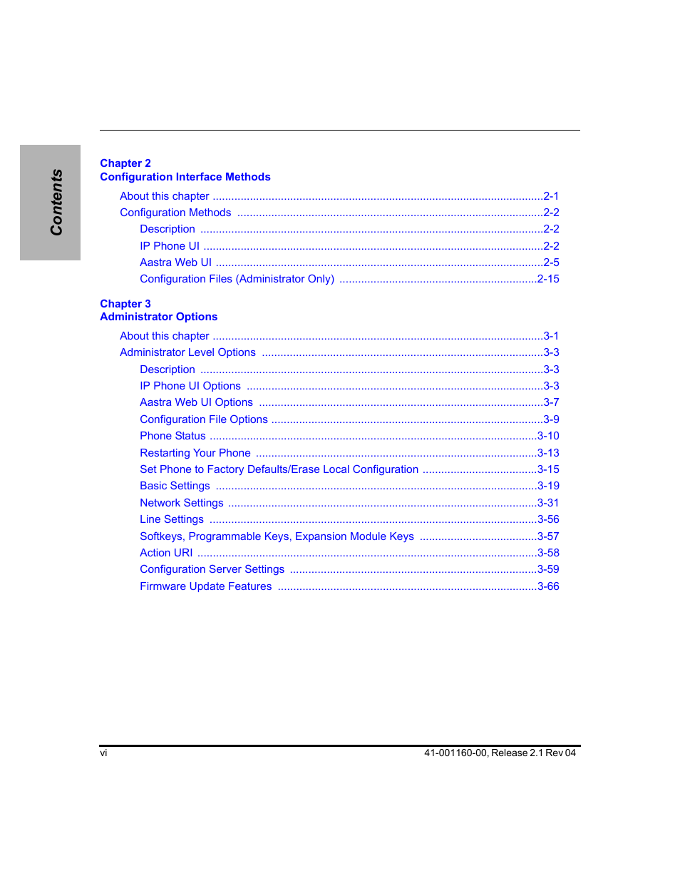 Aastra Telecom SIP 57I User Manual | Page 6 / 818