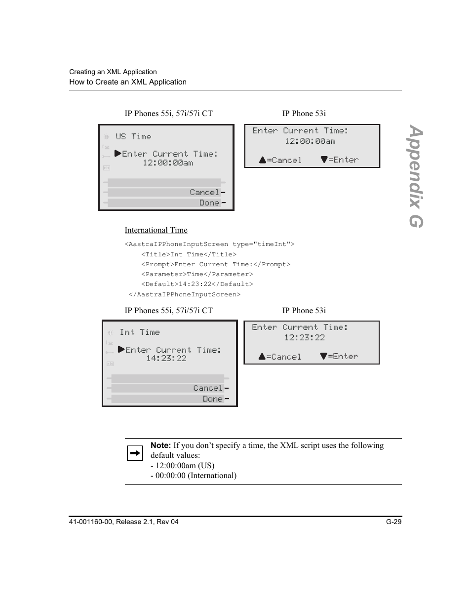 Appendix g | Aastra Telecom SIP 57I User Manual | Page 767 / 818