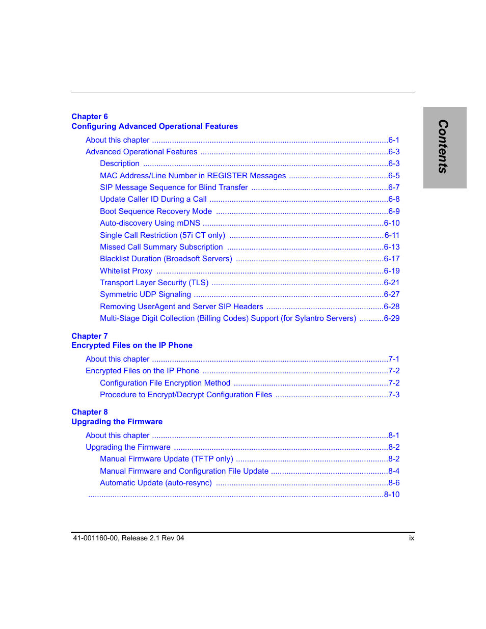 Aastra Telecom SIP 57I User Manual | Page 9 / 818