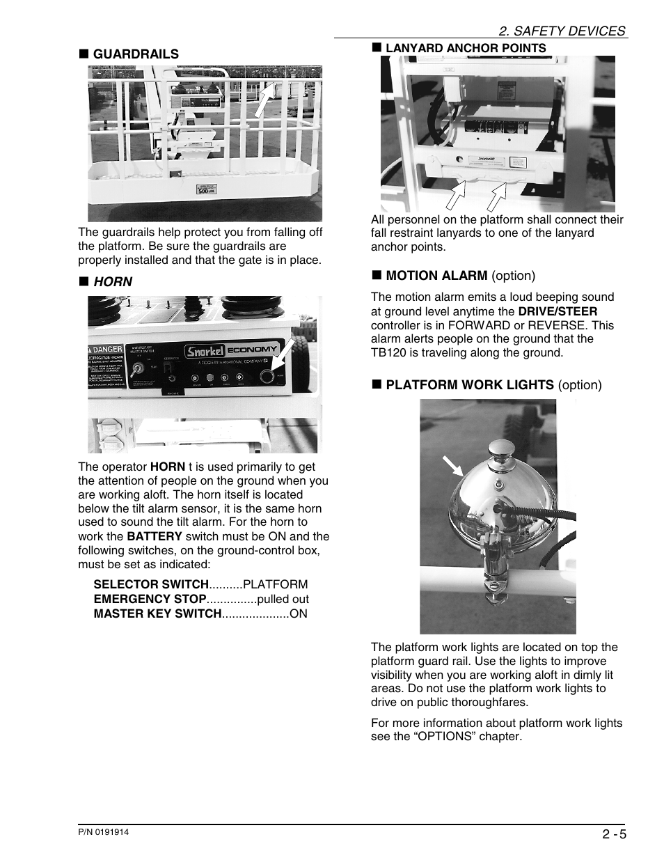 Snorkel TB120 2001 User Manual | Page 18 / 90