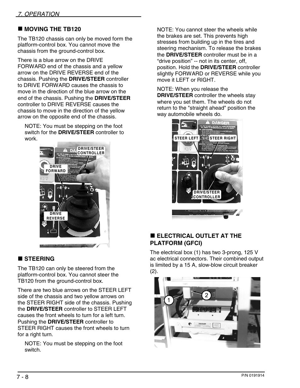 Snorkel TB120 2001 User Manual | Page 43 / 90