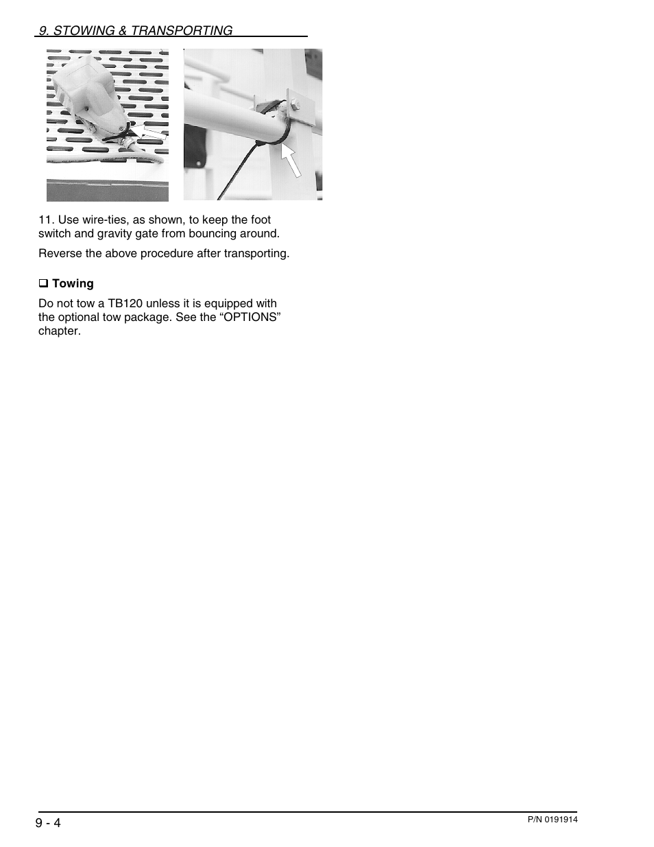 Snorkel TB120 2001 User Manual | Page 58 / 90